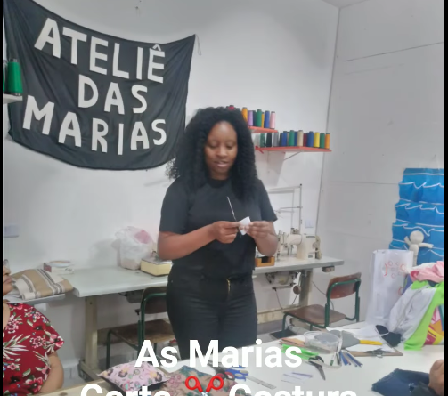 ✨ Curso de Corte e Costura – ONG As MARIAS ✨
