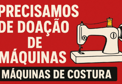 🧵 Precisamos de doações de máquinas de costura!