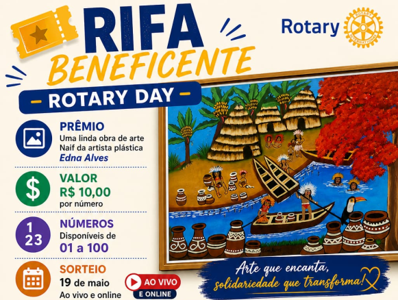 Rifa Beneficiente do Rotary Club